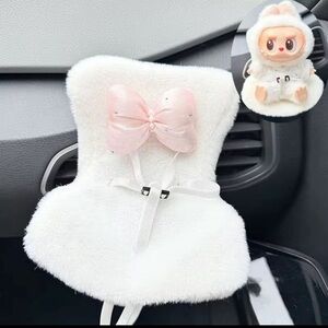 Labubu White Car Seat